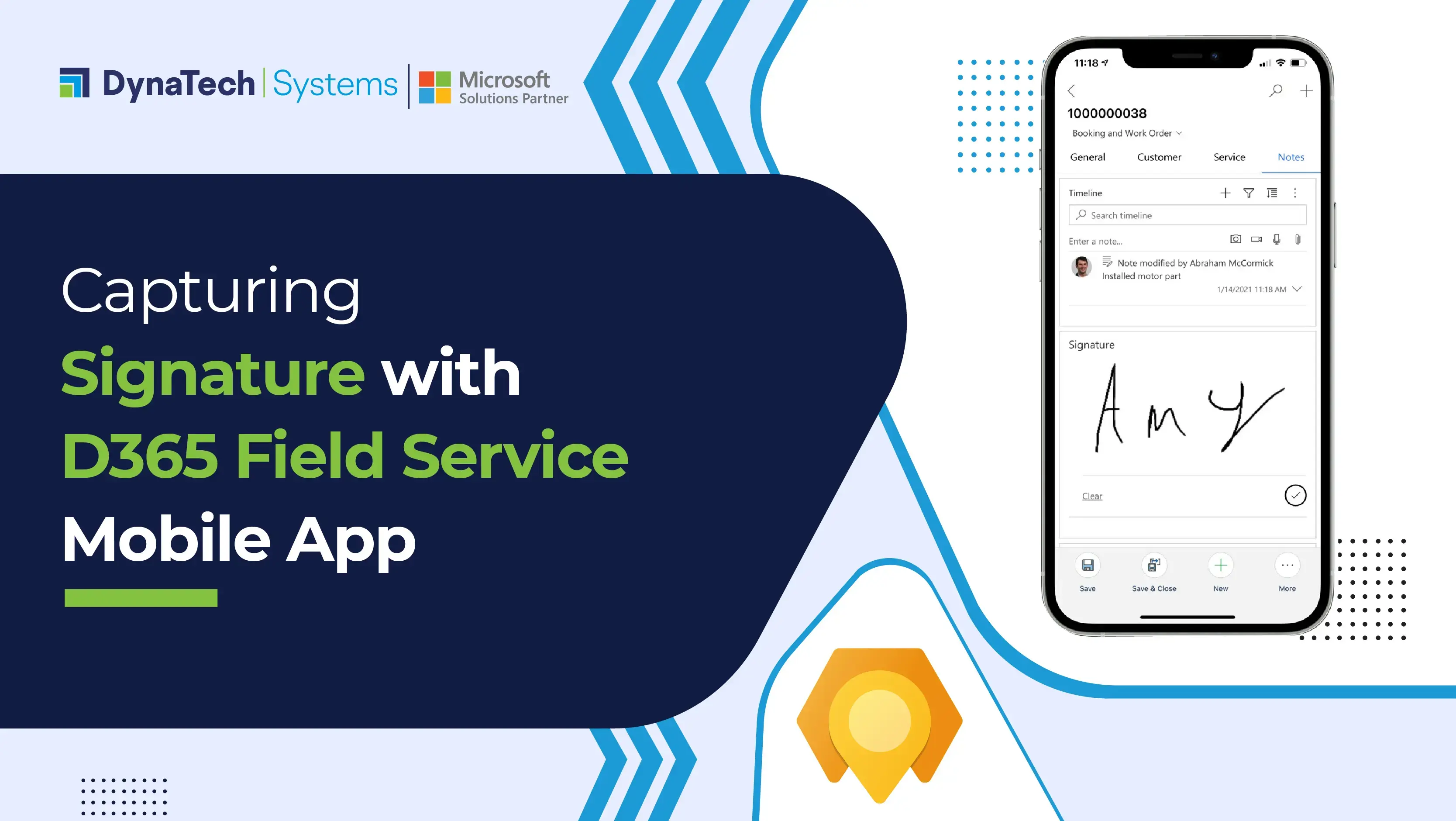 Capturing Signature with D365 Field Service Mobile App DynaTech Systems